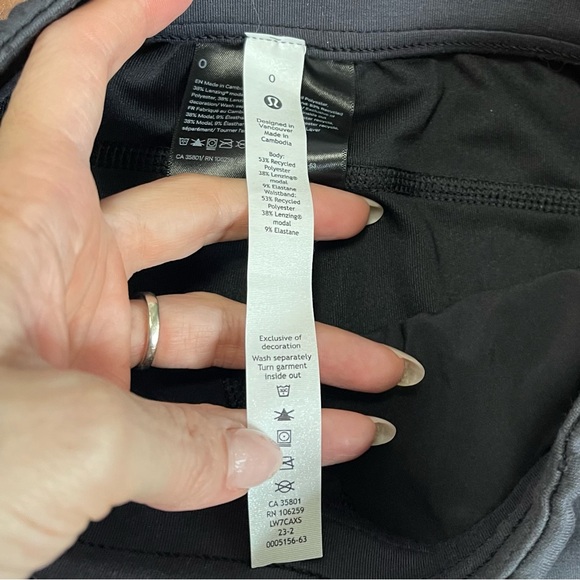 NWOT Lululemon Softstream High Rise Short Size 0 - Picture 9 of 15